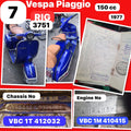 Vespa Super 150 VBC  1977 No7
