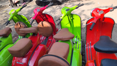 Vespa Super 150 1977,76,75,70,72,78 Red,Green,Orange Restored Item 8,9,10,11,13,14