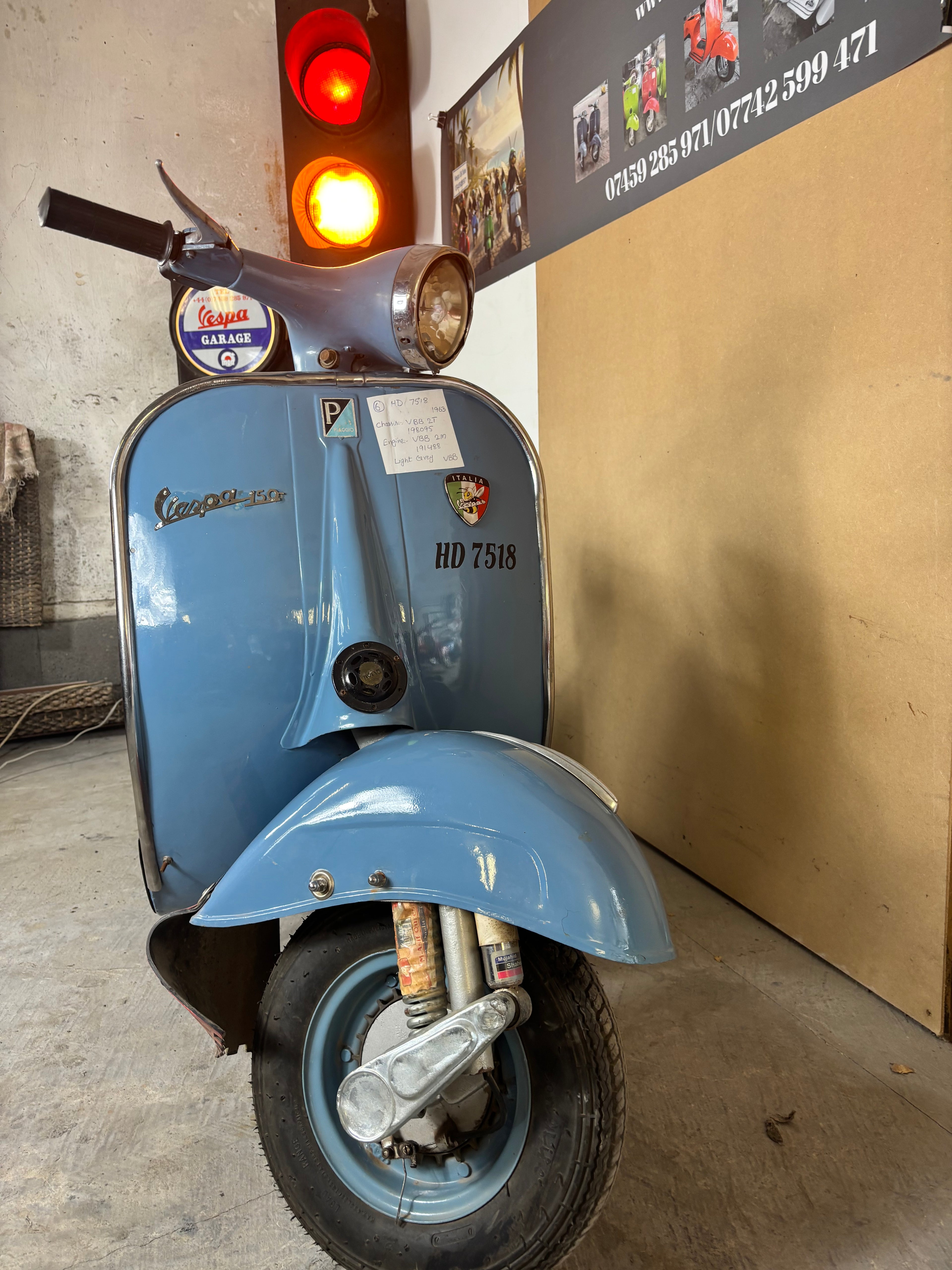 Vespa Super 150 VBB  1963 No6
