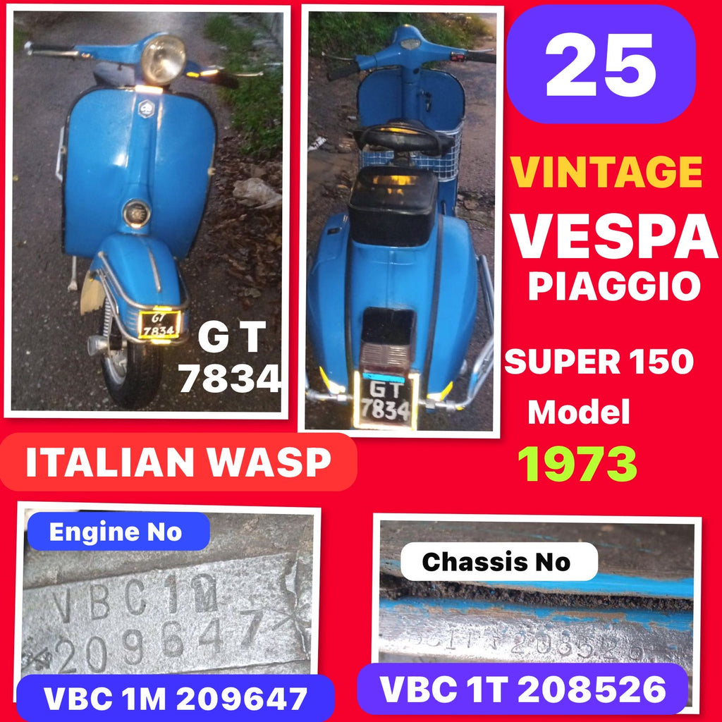 Vespa Super 150 VBC  1973 No825