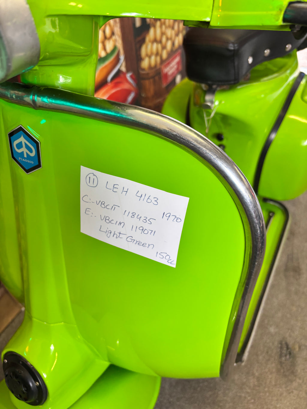 Vespa Super 150 1970 VBC No811