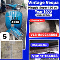 Vespa Super 150 VBC  1971 No5