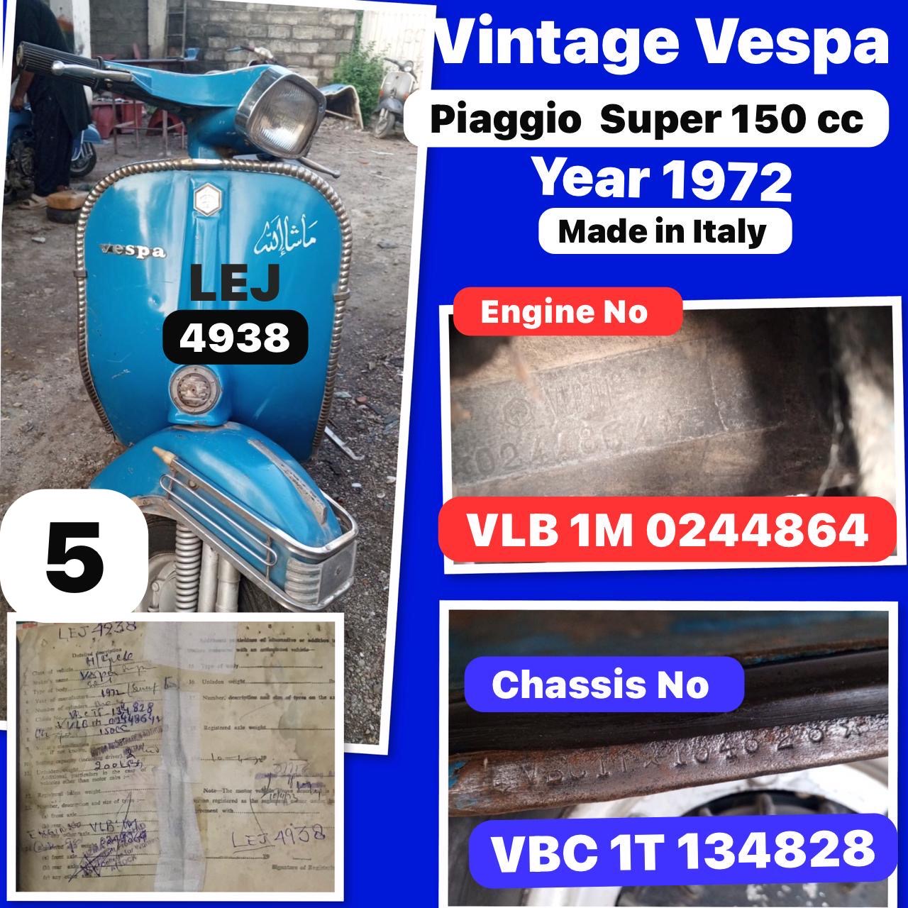 Vespa Super 150 VBC  1971 No5