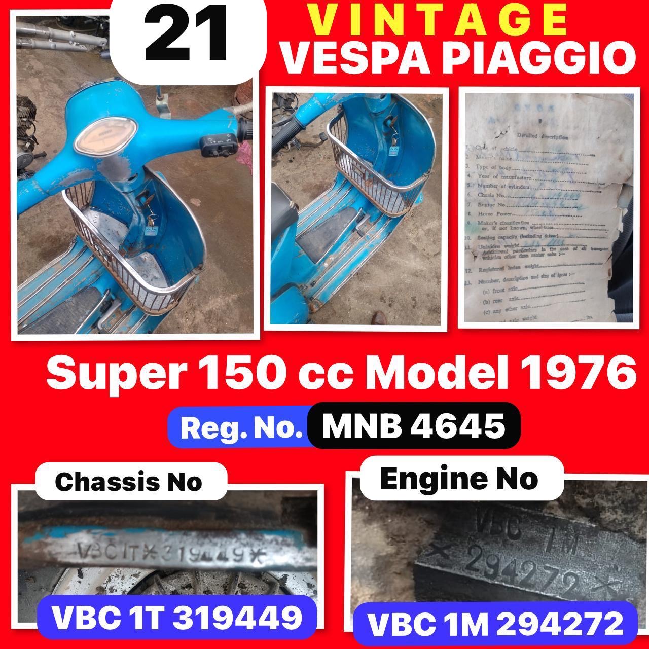 Vespa Super 150 VBC  1975 No21