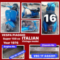 Vespa Super 150 VBC  1977 No16
