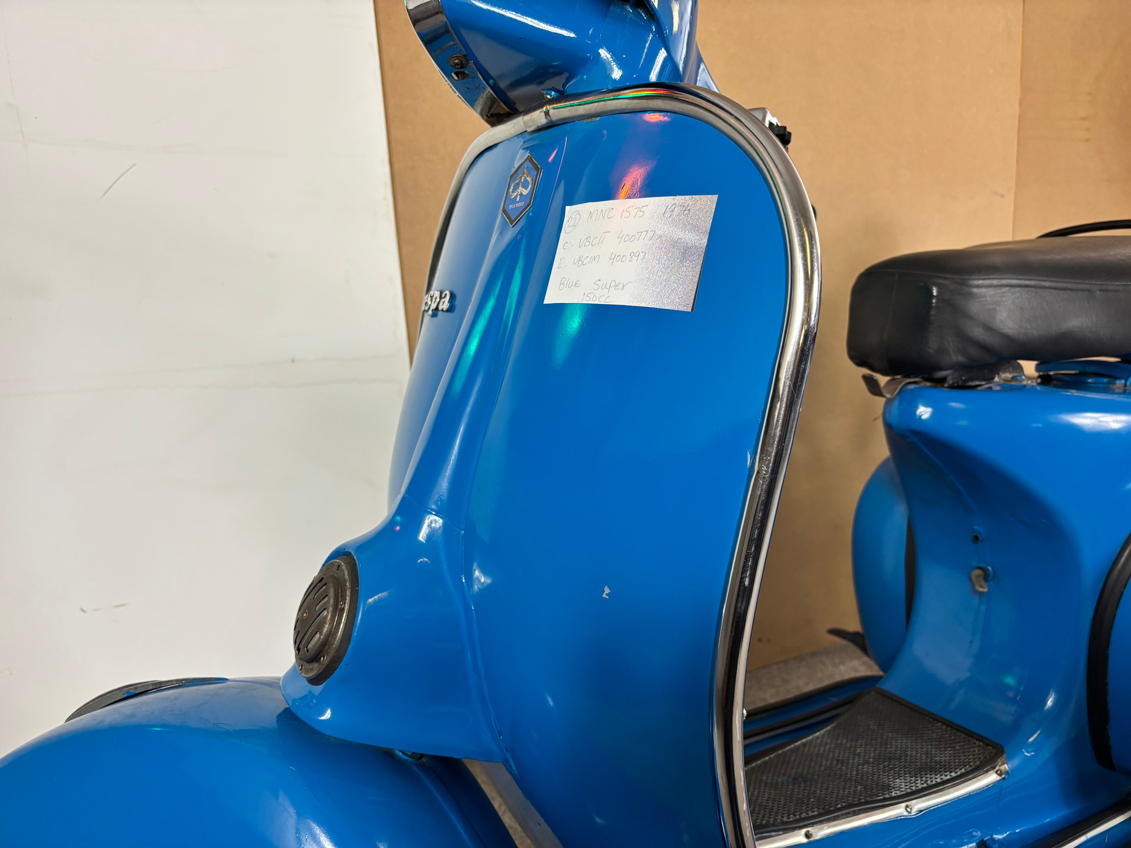 Vespa Super 150 VBC  1976 No822 SOLD