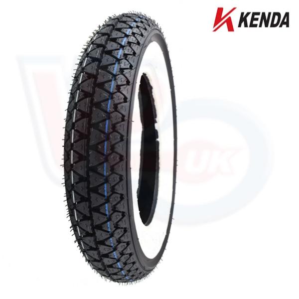 Vespa Tyre 10inch Kenda K333 White Wall.