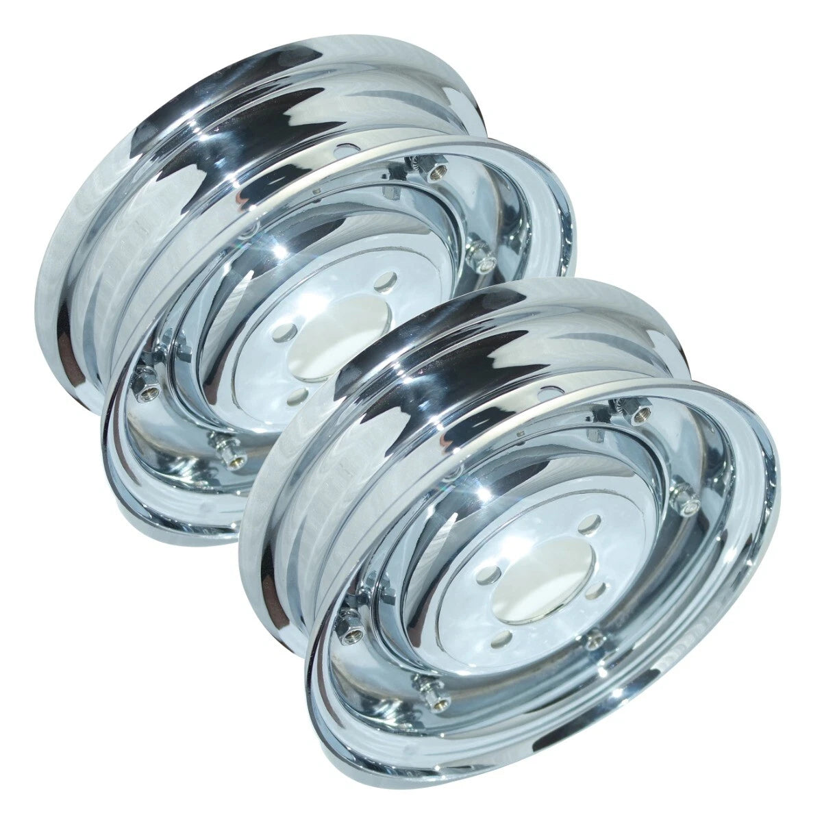 Vespa Scooter Super VBC 8inch Chrome Wheel.