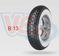 Vespa Tyre 8inch Mitas Whitewall 350X8 B13 46J