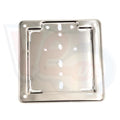 VESPA NUMBER PLATE STAINLESS STEEL MOUNTING BRACKET – UNIVERSAL 170mm x170mm