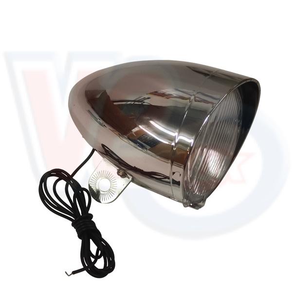 VESPA CHROME MOD STYLE SPOTLAMP – PLASTIC & BRACKET