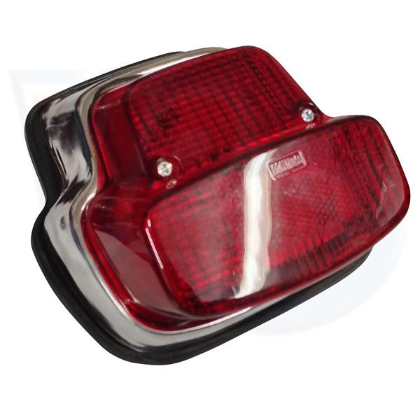 Vespa Super,Sprint Chrome Metal Body Tail Lamp